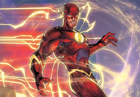 The Flash Digital Wallpaper Flash Superhero Dc Comics Hd Wallpaper