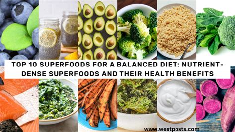 Top 10 Superfoods For A Balanced Diet Nutrient Dense Superfoods And