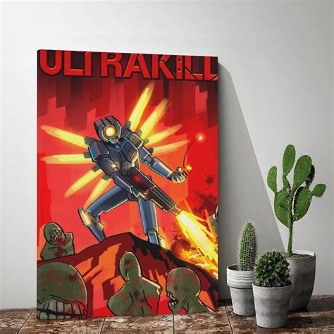 Ultrakill Poster Modern Home Poster Canvas Art Art Collection Etsy