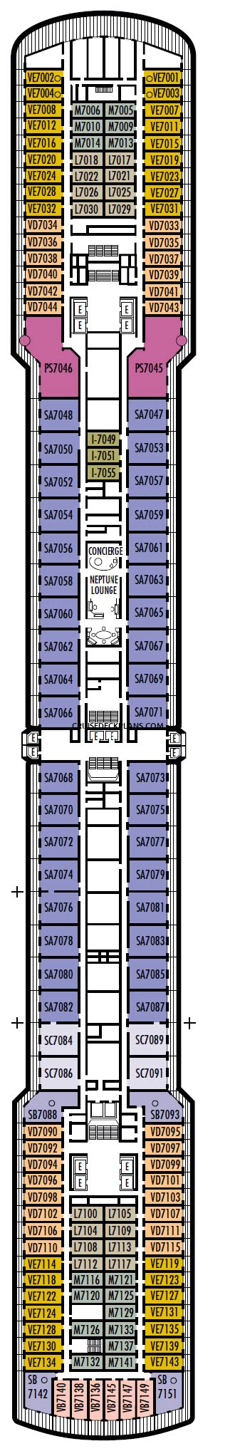 Zuiderdam Deck Plans Layouts Pictures Videos