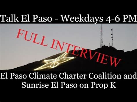 Full Interview Sunrise El Paso Discusses And Answers Questions On