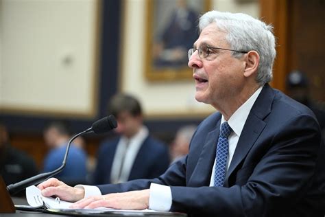 Attorney General Merrick Garland Delivers Stern Message To House