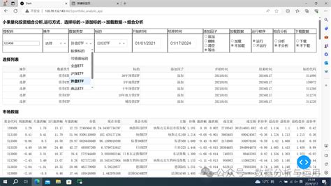 小果量化网页 多标的投资组合分析，支持可转债，股票，etf同时分析12078132143 Csdn博客