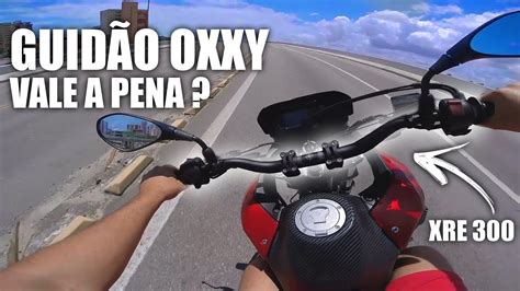 COMO FICA O GUIDÃO OXXY NA XRE 300 YouTube