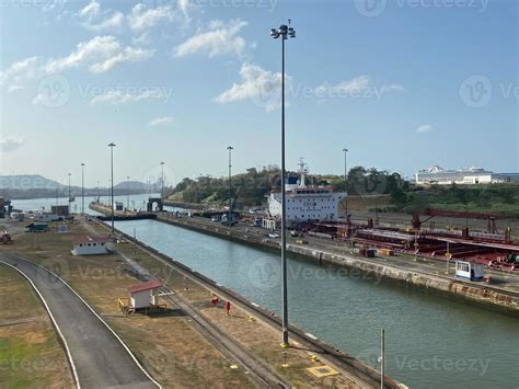 La Ville De Panama Et Le Canal De Panama Photo De Stock Chez