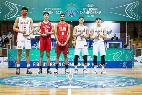 China S U18 Men S Basketball Team Won The Third Place In The Asian