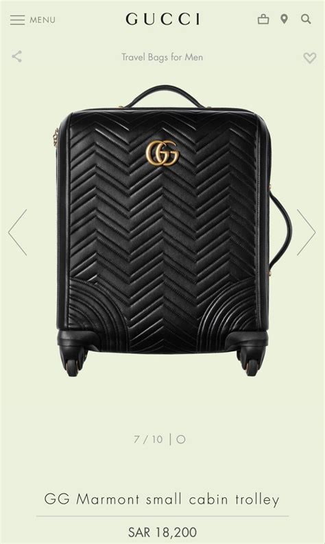 Gg Marmont Small Cabin Trolley Gg Marmont Small Small Cabin Gg Marmont