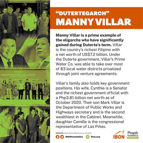 “Dutertegarch” Manny Villar – IBON Foundation