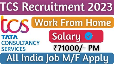 Tcs Recruitment Tcs Urgent Hiring Tcs Jobs For Freshers