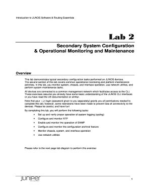 Fillable Online Operational Monitoring And Maintenance Fax Email