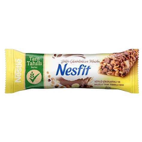 Nestl Nesfit S Tl Ikolatal Ve Muzlu Tam Tah Ll Bar G Migros