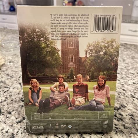 Dawson S Creek The Complete Fifth Season Dvd Disc Set For