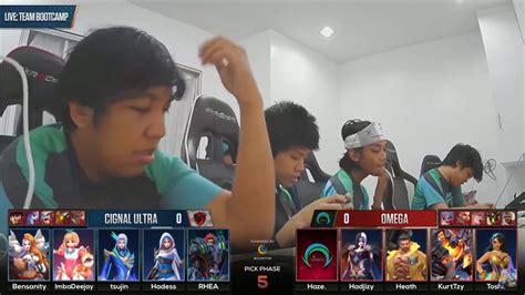 OMEGA VS CIGNAL ULTRA Game 1 MPL PH Season 6 Regular Season Week 6