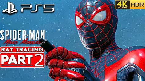 Ps5 Spider Man Miles Morales Walkthrough Gameplay Part 2 [4k 60fps