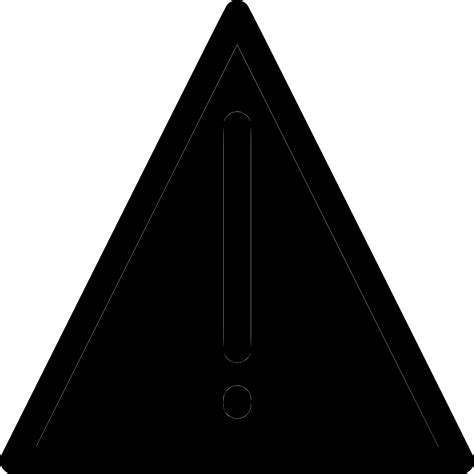 SVG > warning exclamation symbol sign - Free SVG Image & Icon. | SVG Silh