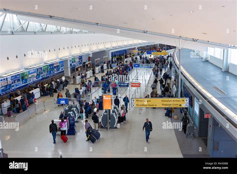 New York March 22 2016 Inside Of Jfk Airport John F Kennedy