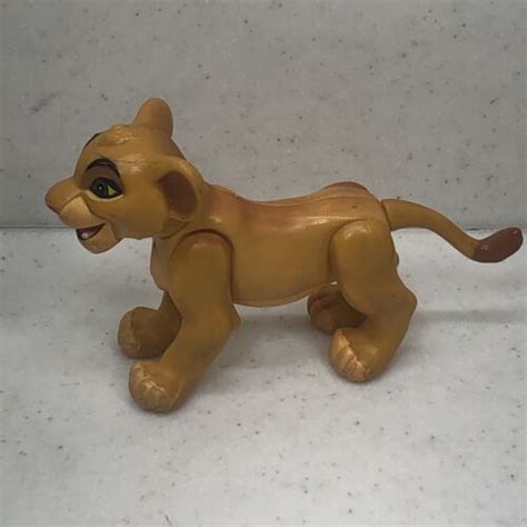 Vintage Disney Lion King SIMBA 3" Poseable PVC Action Figure Toy Cake ...