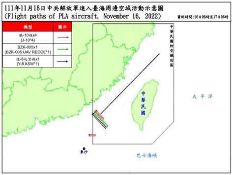 共機14架次擾台 6架次侵擾西南adiz 新聞 Rti 中央廣播電臺