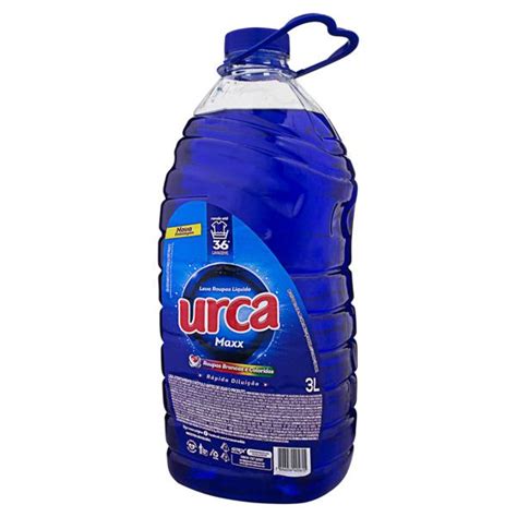 Lava Roupas Líquido Azul Urca Maxx Galão 3l Rede Super Líder de