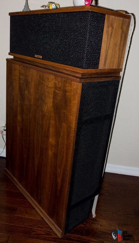 Vintage Klipsch Klipschorn Floorstanding Speakers Pair Photo