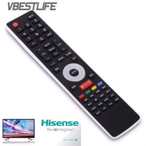 VBESTLIFE EN 33926A TV Remote Control For Hisense Smart LCD LED