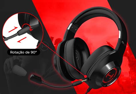 Headset Gamer Udio Hecate G Ii Over Ear Edifier Preto