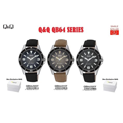 Jual Jam Tangan Pria Stylist Casual Kulit Leather Analog Original Q Q