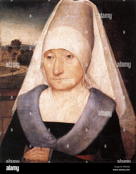 Hans Memling Portrait Of An Old Woman Wga14852 Stock Photo Alamy