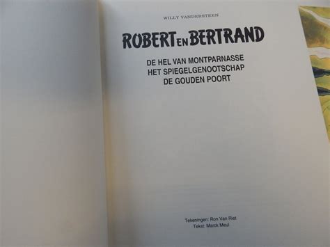 Robert En Bertrand Trilogie Bundeling Luxe Hc Met Linnen Rug Op