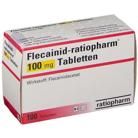 Flecainid Ratiopharm 100 Mg 100 St Mit Dem E Rezept Kaufen Shop Apotheke