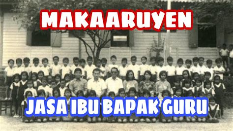 Makaaruyenjasa Ibu Bapak Guru Lagu Daerah Minahasa Youtube