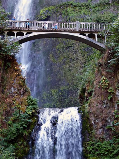 Old Bridge Concrete Built Structure Arch Bridge Columbia River