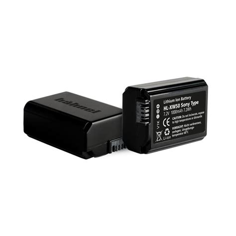 Batterie Hähnel HL XW50 compatible Sony NP FW50