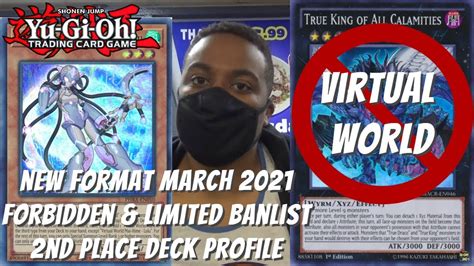 Yugioh New Banlist March Format Locals Nd Place Deck Profile