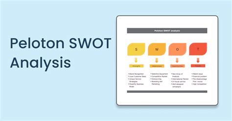 Peloton Swot Analysis Edrawmax Online