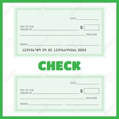 Editable Blank Check Template - Professional Template