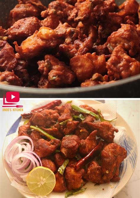 Kerala Chilli Chicken Dry Recipe ചിക്കൻ 65 Dry Restaurant Style Jinoo S Kitchen