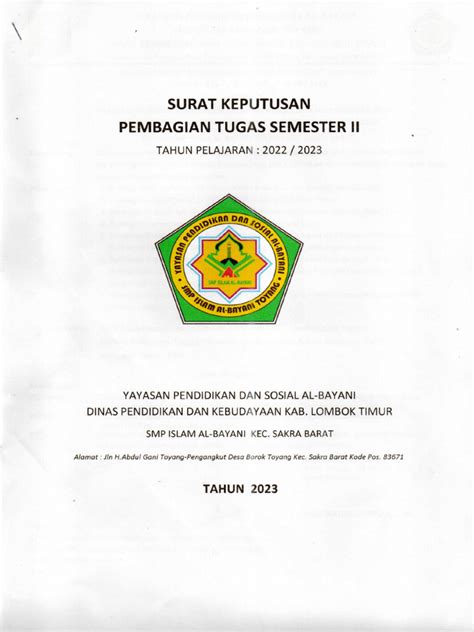 Sk Pembagian Tugas0001 Pdf