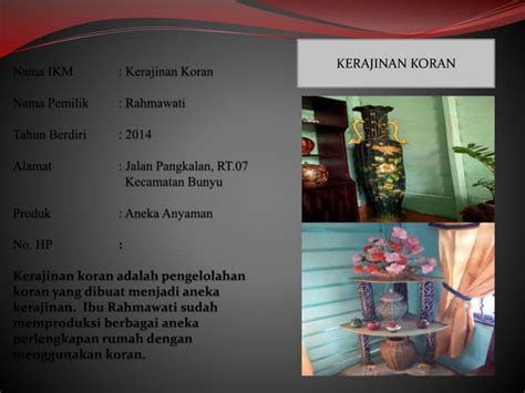 Kerajinan kertas koran | PPT