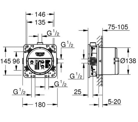 Grohe Set Essence Up Unterputz Regenduschkopf Jowi Kopfbrause N