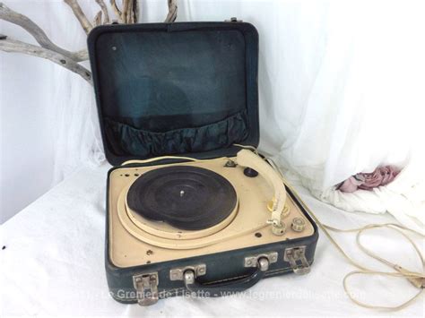 Ancien Tourne Disque Lectrophone Ann Es M Lodyne Le Grenier De