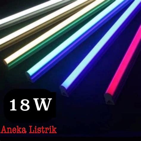 Jual Original Lampu Tl Neon T Led W Cm Tube Warna Warni Model