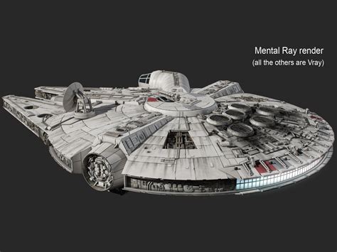 3d Model Millennium Falcon Star Wars