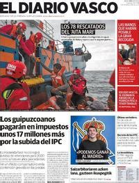 Portada El Diario Vasco Viernes De Noviembre De