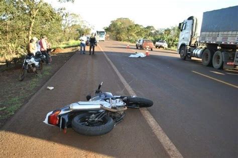 Campo Grandense Morre Ao Bater Moto Em Carro Na Rotatória Da Br 163