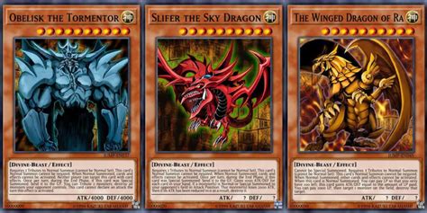 Os Deuses Eg Pcios De Yu Gi Oh S O As Cartas Tcg Mais Ic Nicas J