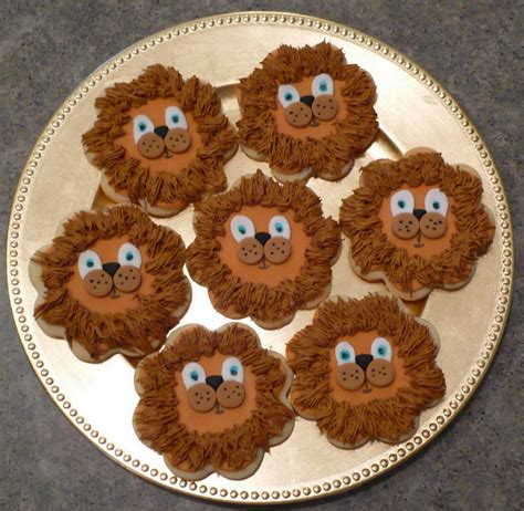 Lion Cookies — Cookies Lion Cookies Fancy Cookies Cookies