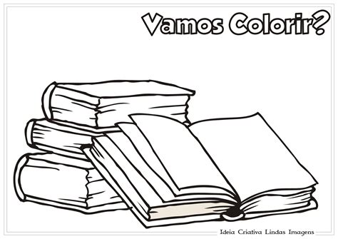 Livros Volta S Aulas Dia Do Livro Infantil Desenho Para Colorir