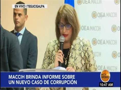 Tvc Maccih Presenta Informe Sobre Nuevo Caso De Corrupci N Sobre Ruedas