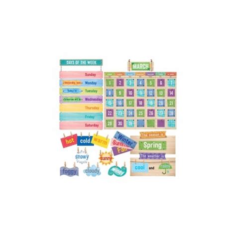 Creative Teaching Press Ctp7061 Upcycle Style Calendar Bulletin Board